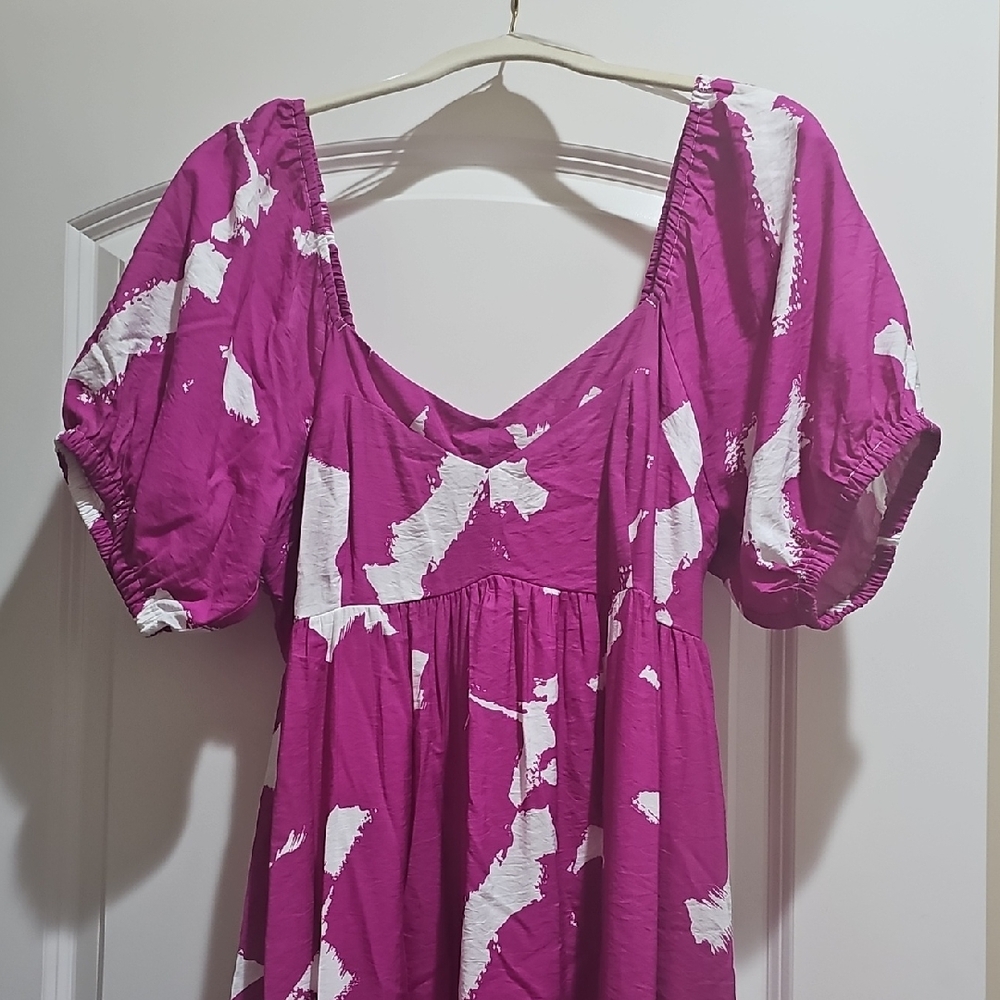 Nine West Babydoll Maxi Dress - Picture 4 of 14